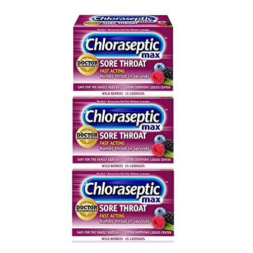 Chloraseptic Max Strength Sore Throat Lozenges
