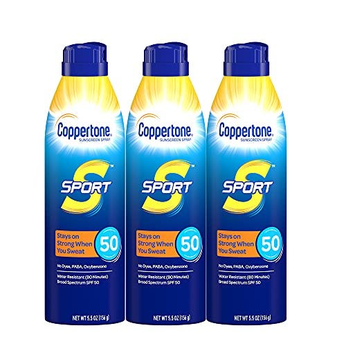 Coppertone Sport Continuous Sunscreen Spray Broad Spectrum SPF 50 Multipack 