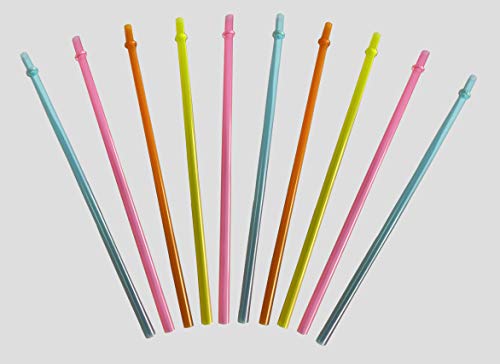 Snackeez Travel Cup Replacement Straws, 10 Pack