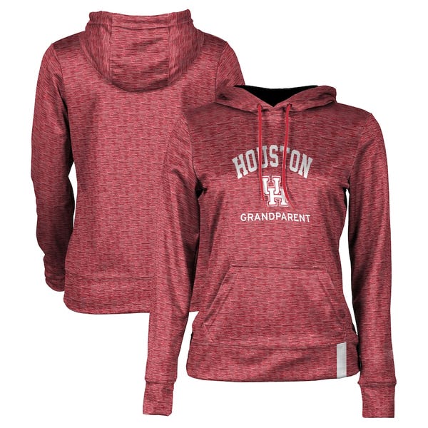 Houston Cougars Women's Grandparent Pullover Hoodie - Red