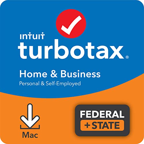 TurboTax Home & Business 2021 Tax Software, Federal and State Tax Return