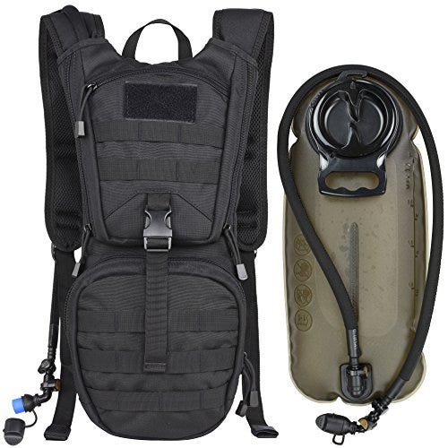 MARCHWAY Tactical Molle Hydration Pack Backpack 