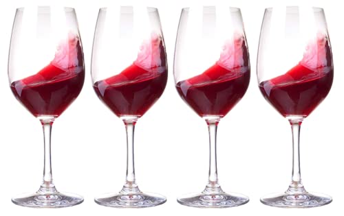 Zuvo Red Wine Glasses - Set of 4