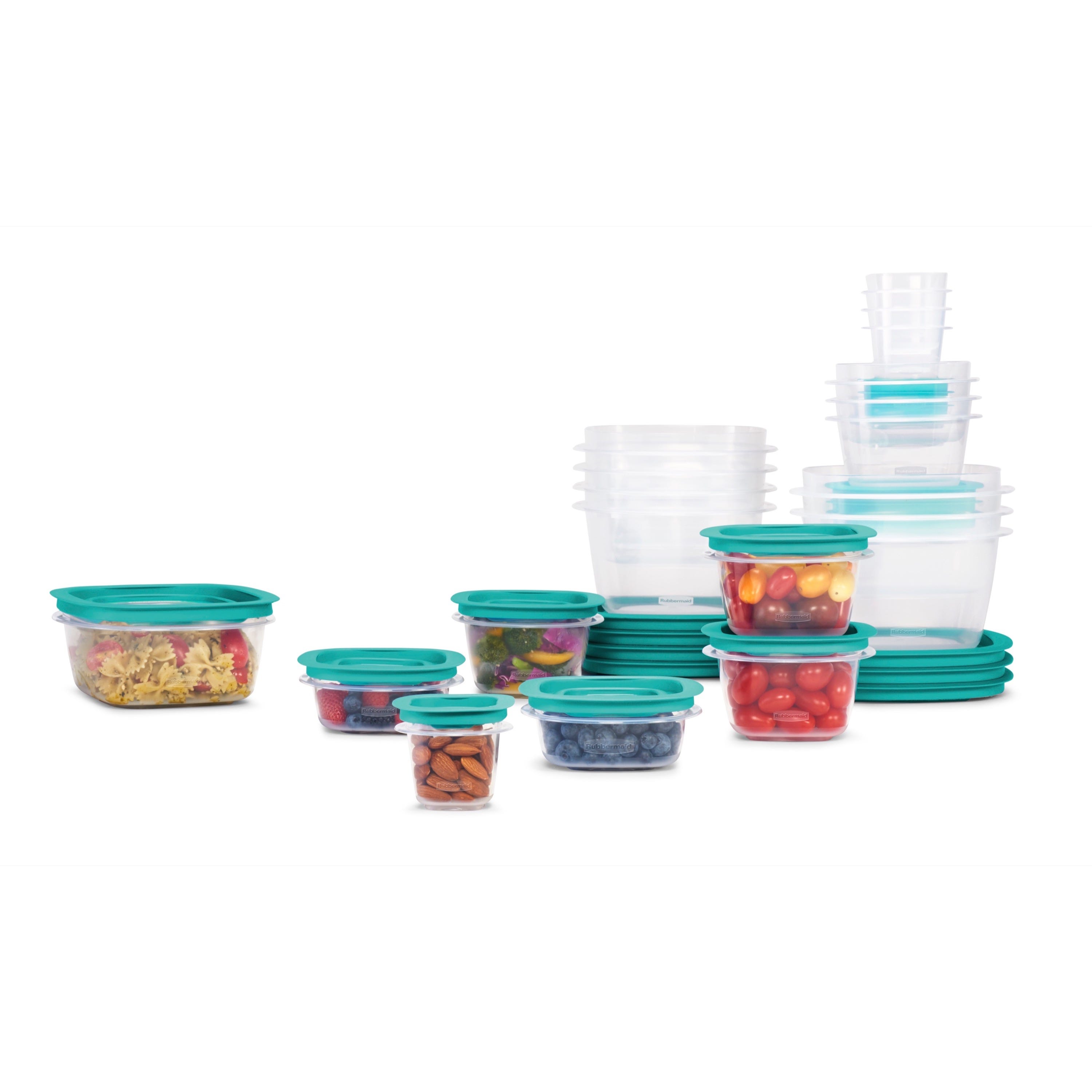 rubbermaid teal food storage