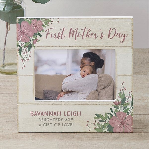 Personalized photo frame for the first mother's day