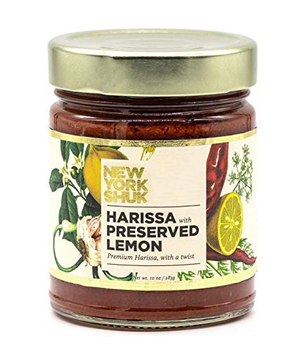 New York Shuk, Condiment Premium Harissa With Preserved Lemon, 10 Ounce