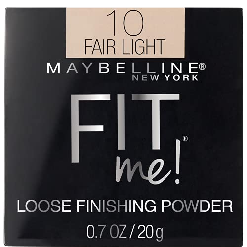 Maybelline New York Fit Me Loose Finishing Powder, Fair Light, 0.7 oz.
