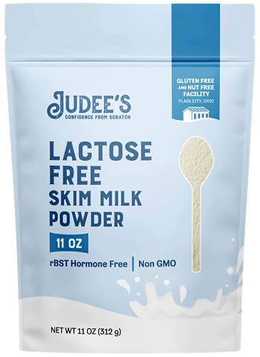 Judee’s Lactose Free Skim Milk Powder 11oz - 100% Non-GMO