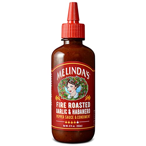 Melinda's - Fire Roasted Garlic & Habanero Pepper Sauce - 12oz,1pck