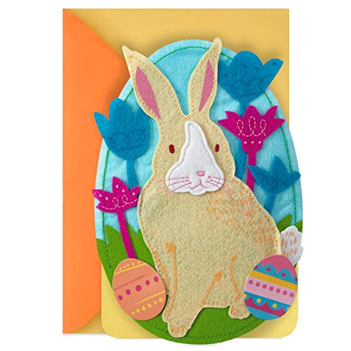 "Hallmark Easter Card with Sound (Felt Bunny Plays "You Are My Sunshine")