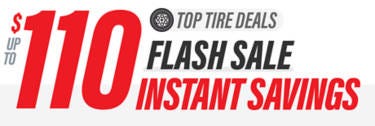 Up to $110 Flash Sale
