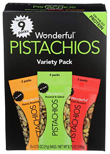 Wonderful Pistachios , No Shell Nuts, Variety Pack 