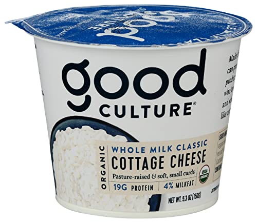 Good Culture, Organic Cottage Cheese - Classic 4%, 5.3 Ounce