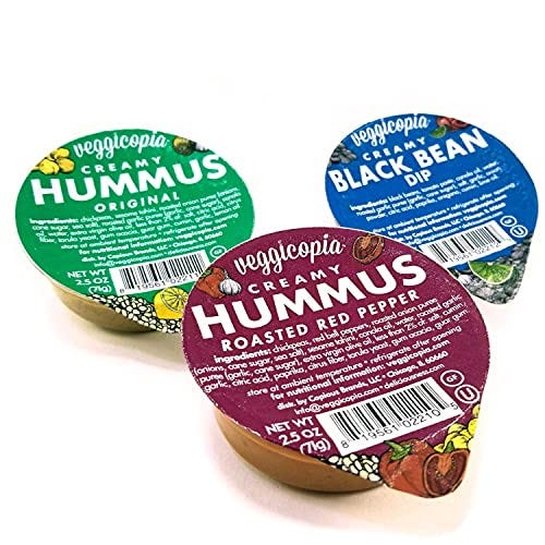 Veggicopia Creamy Dip & Hummus Variety, 12-Pack
