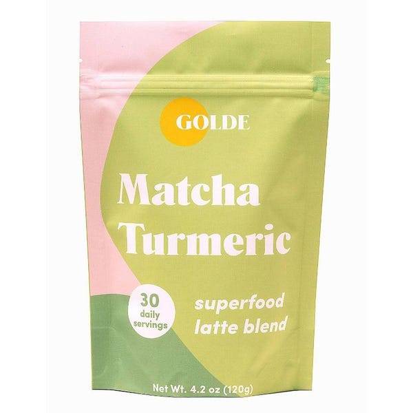 Golde Matcha Turmeric Superfood Latte Blend 
