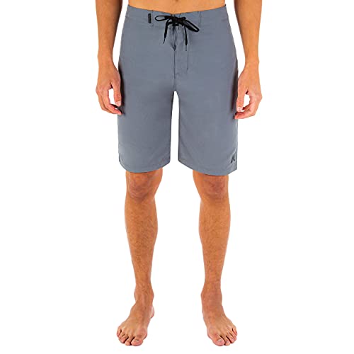 Hurley Men's One and Only 21" Board Shorts, Cool Grey, 34