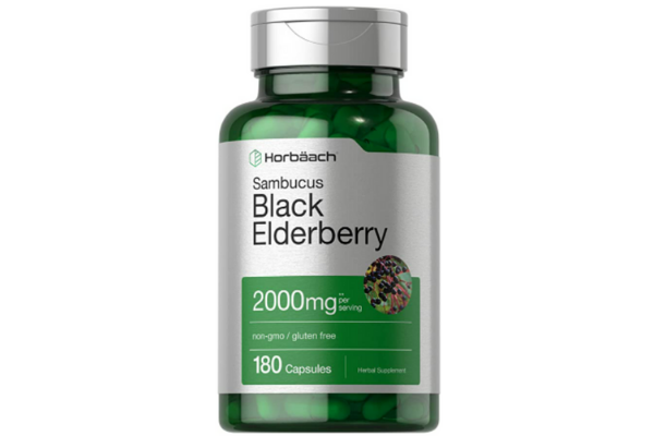 Horbaach Black Elderberry Capsules 2000mg