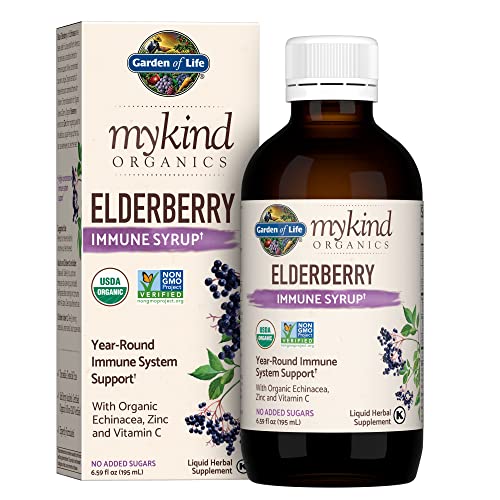 Garden of Life Mykind Organics Plant Based Elderberry Immune Syrup