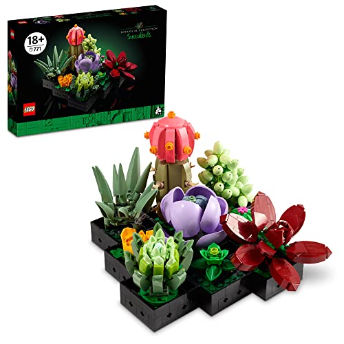 LEGO Succulents Plant Decor 