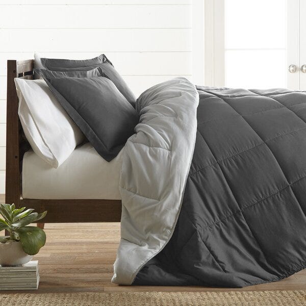 Powhattan Ultra Soft Down Alternative Reversible Comforter Set