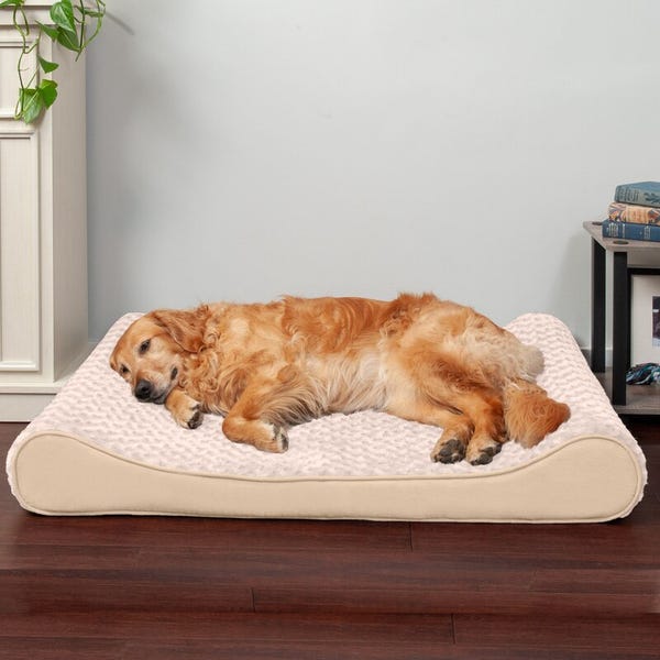 Karlin Ultra Plush Luxe Lounger Contour Dog Pillow