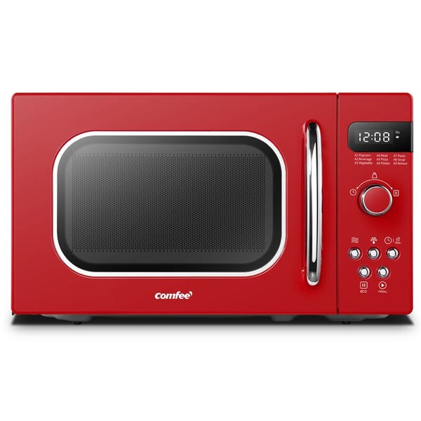 Passionate Red Comfee' Countertop Microwave