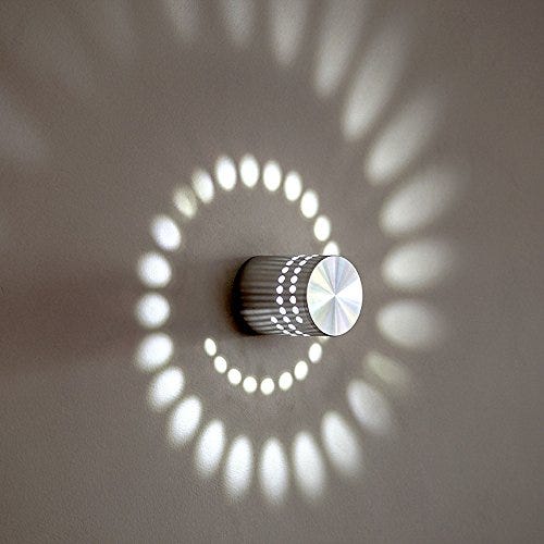 3W Spiral LED Wall Light