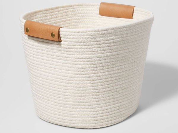 13" Decorative Coiled Rope Basket - Brightroom™
