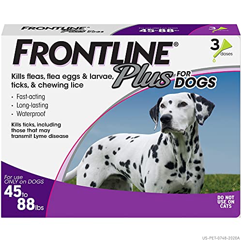 Frontline Plus Flea and Tick Treatment for Dogs