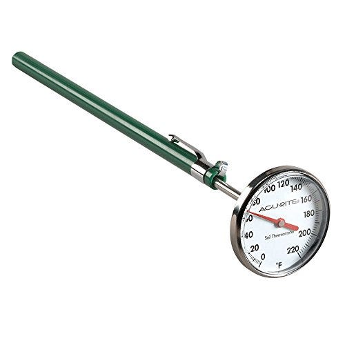 AcuRite 00661 Stainless Steel Soil Thermometer