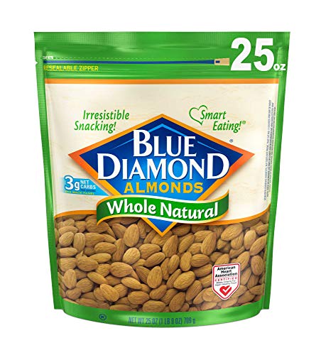 Whole Natural Raw Almonds, 25 Oz 