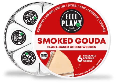 GOOD PLANeT Foods, Smoked Gouda Cheese Wedges (Pack of 9)