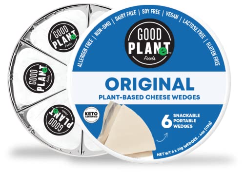 GOOD PLANeT Foods, Plant-Based Original Cheese Wedges, (Pack of 9)