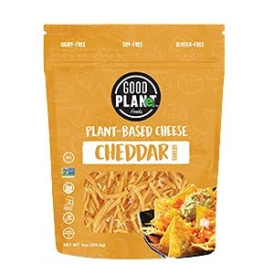 GOOD PLANeT Foods, Vegan, Plant-Based Cheddar Cheese Shreds,  (Pack of 7)
