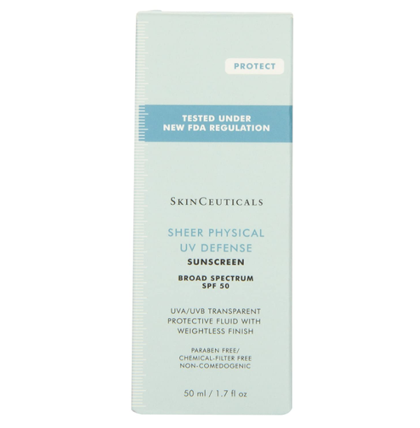 Skinceuticals Sheer Physical Uv Defense SPF 50 Broad-Spectrum Fluid, 1.7-Ounce