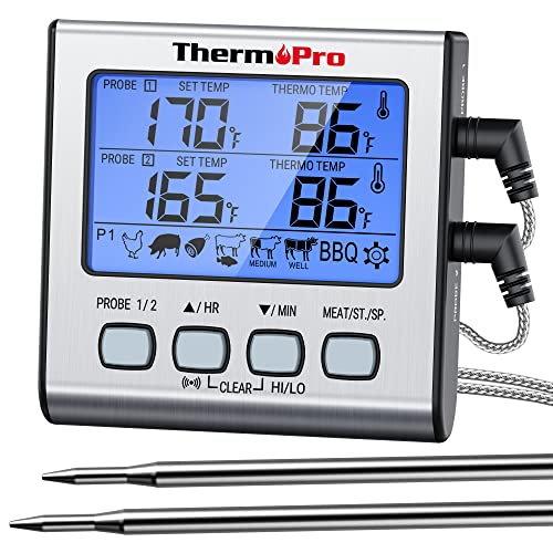 ThermoPro TP-17 Dual Probe Digital Cooking Meat Thermometer 