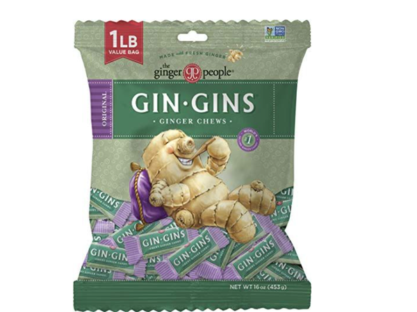 The Ginger People Gin Gins Chews 1 pound bag, Original Ginger, 16 Ounce