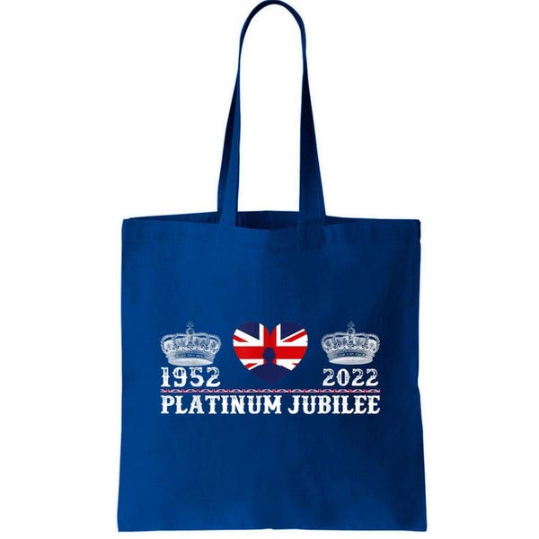 Queen Platinum Jubilee Tote Bag