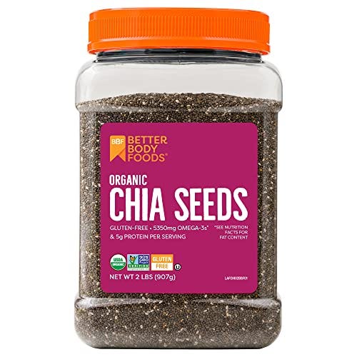 BetterBody Foods Organic Chia Seeds with Omega-3
