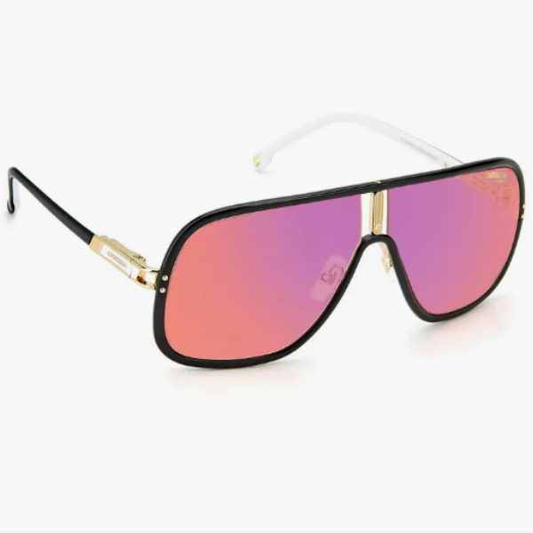 Carrera Eyewear 64mm Polarized Aviator Sunglasses 