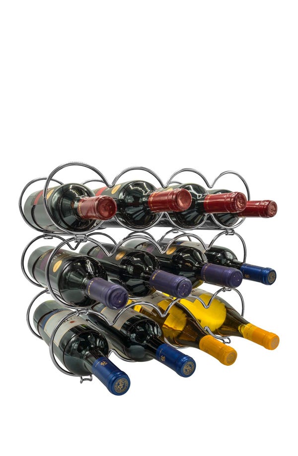 SORBUS Metal Detachable Round Wine Rack