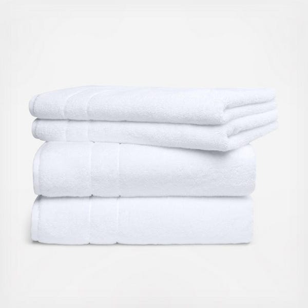Super-Plush 4-Piece Bath Towel Set