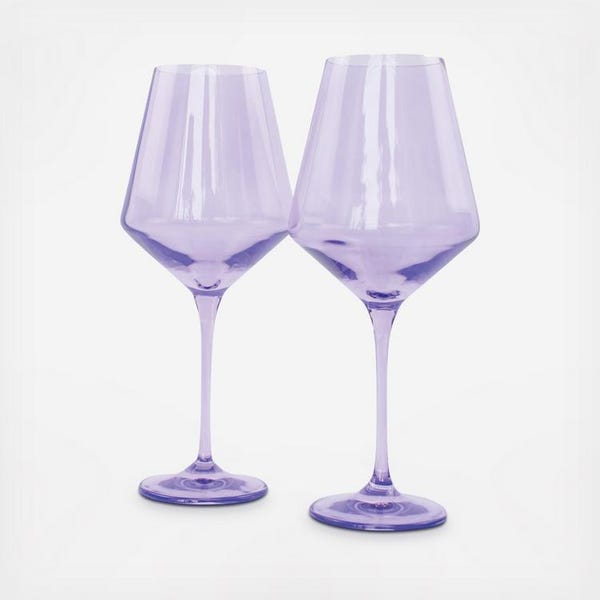 Estelle Stemware Wine Glass, Set of 2