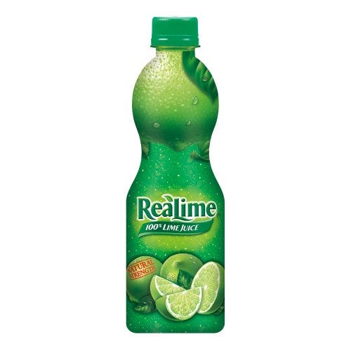 ReaLime 100% Lime Juice, 8 Fluid Ounce Bottle