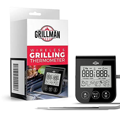 Grillman LCD Digital Meat Thermometer 