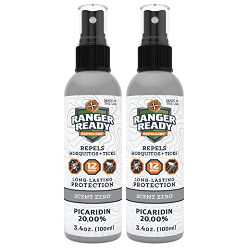 Ranger Ready Insect Repellent with 20% Picaridin Mist Spray Bottle