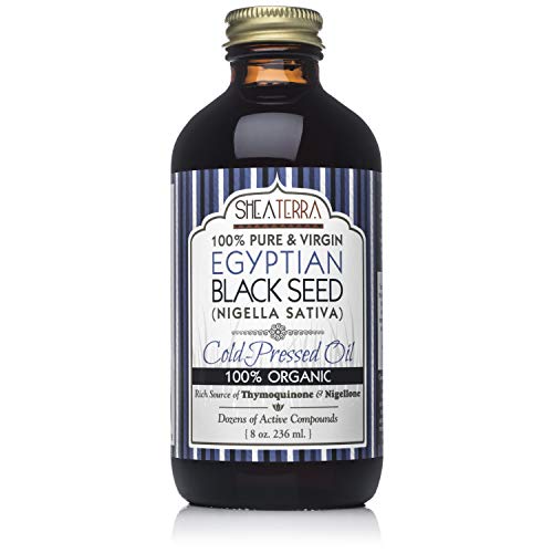 Shea Terra Egyptian Black Seed Cold Pressed Extra Virgin Oil - 8 oz
