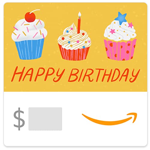 Amazon eGift Card - Milestone Happy Birthday Cupcake