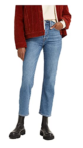 Levi's Women's Wedgie Straight Jeans, Love in The Mist (Waterless), 27