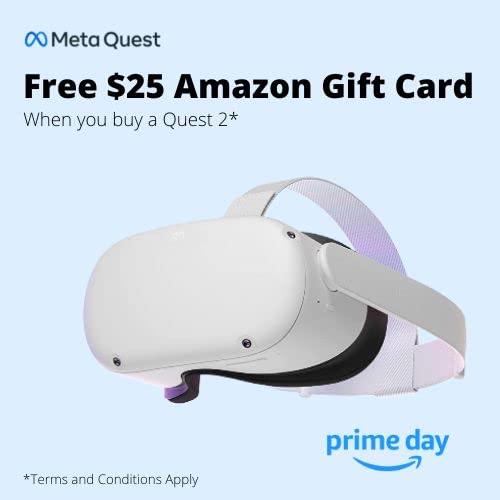 Meta Quest 2 with Amazon.com $25 Gift Card